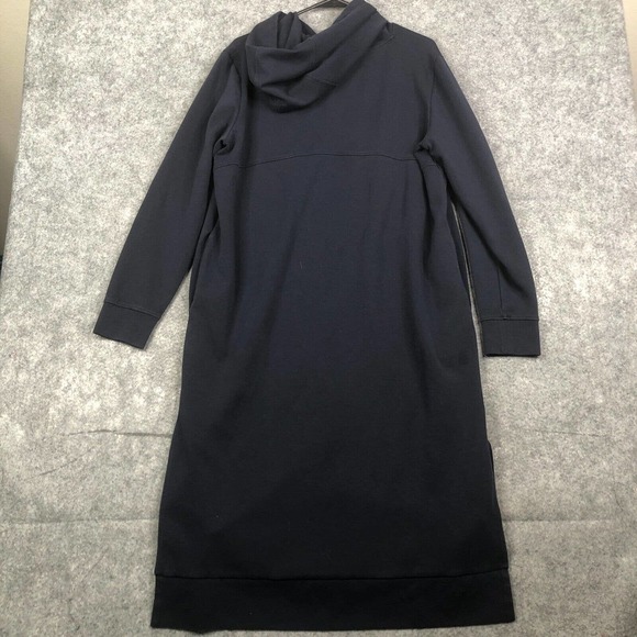 SWEATY BETTY Beyond Hooded Sweat Dress Size Large Blue Style SB8836 - Picture 7 of 13